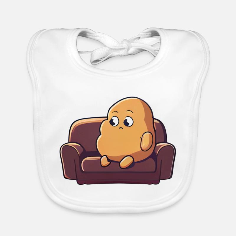 Couch potato Organic Baby Bibs