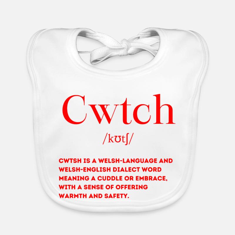 Cwtch Définition Pays de Galles Galles Bavoir bio Bébé