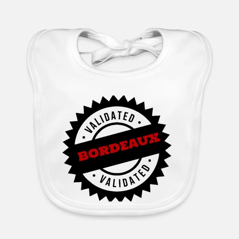 Bordeaux is validated Organic Baby Bibs
