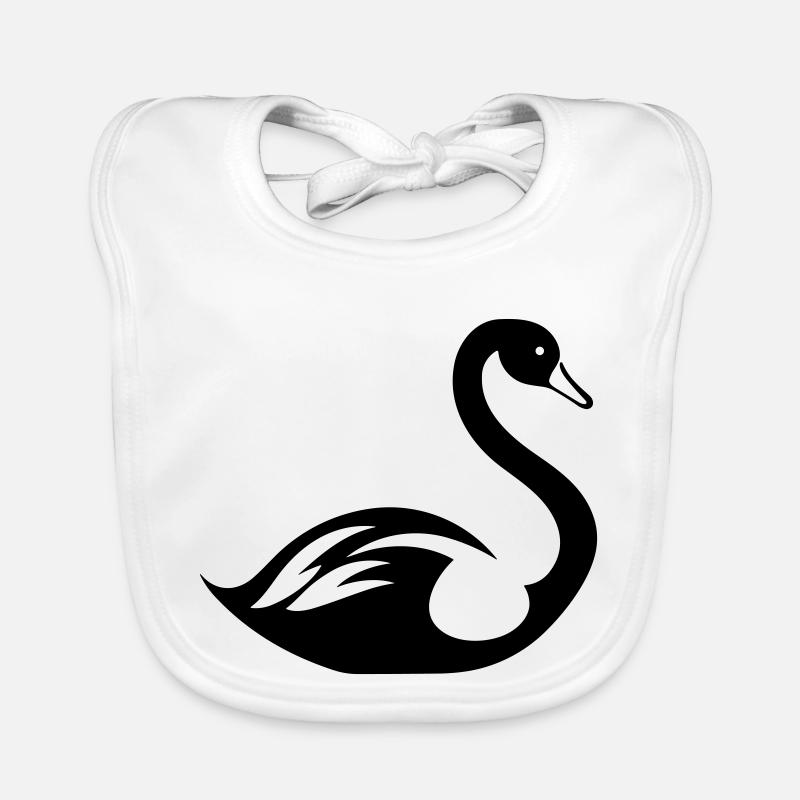 Cygne Bavoir bio Bébé