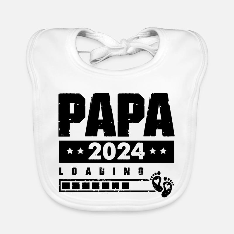 papa 2024 loading Baby Bio-Lätzchen