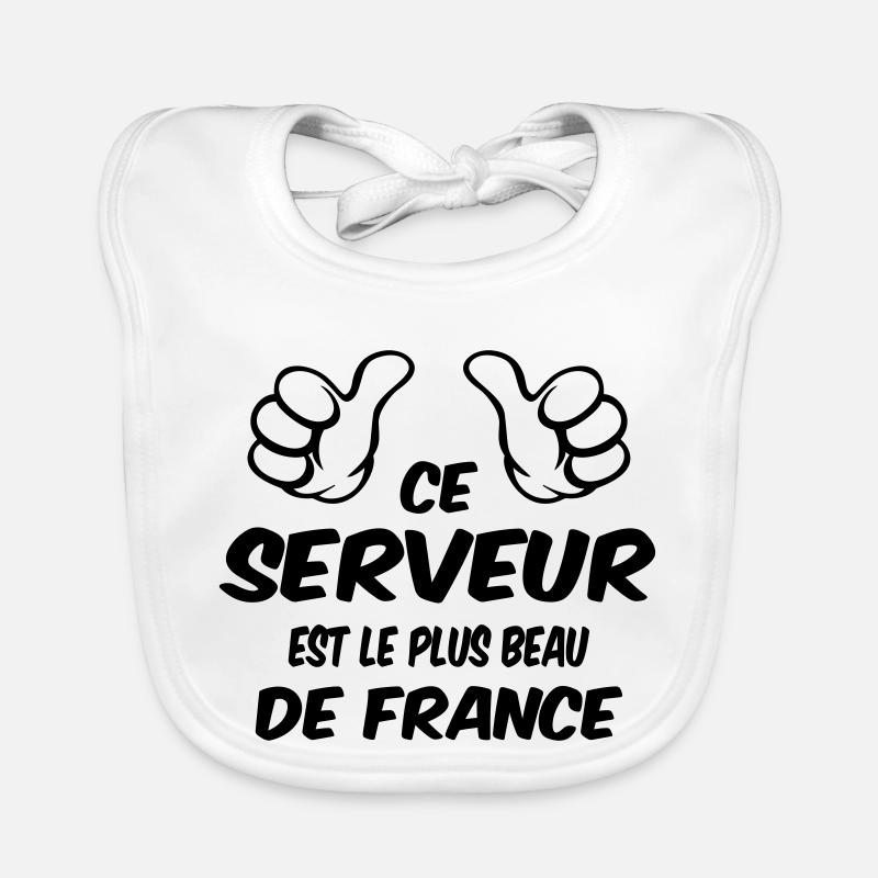 MEILLEUR SERVEUR Bavoir bio Bébé