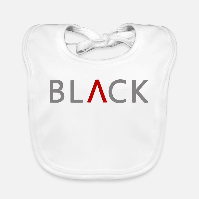 BLACK in style Organic Baby Bibs