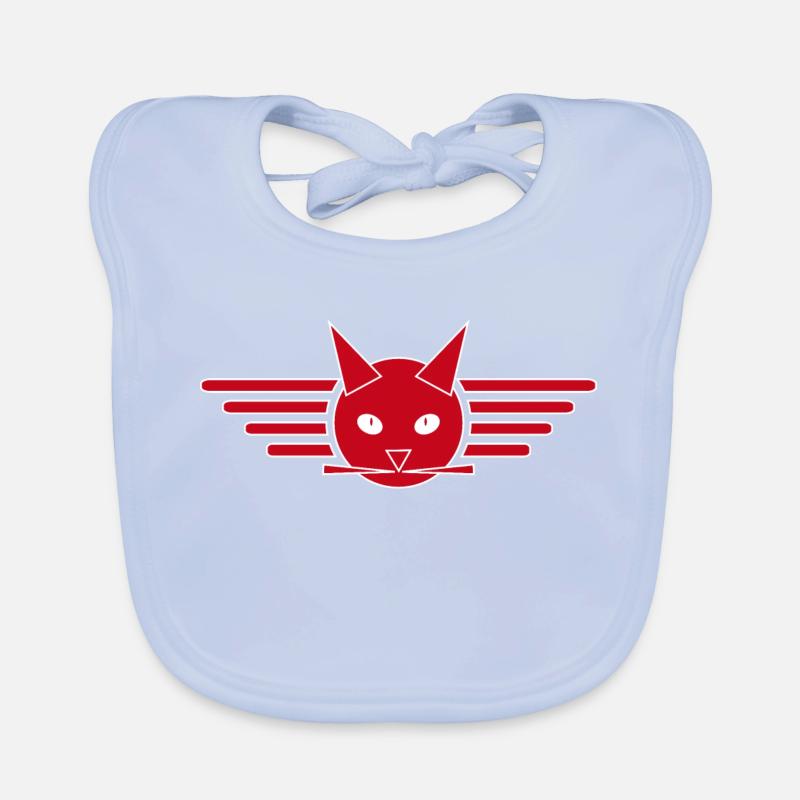 Conception créative de t-shirt Ailes de chat Bavoir bio Bébé