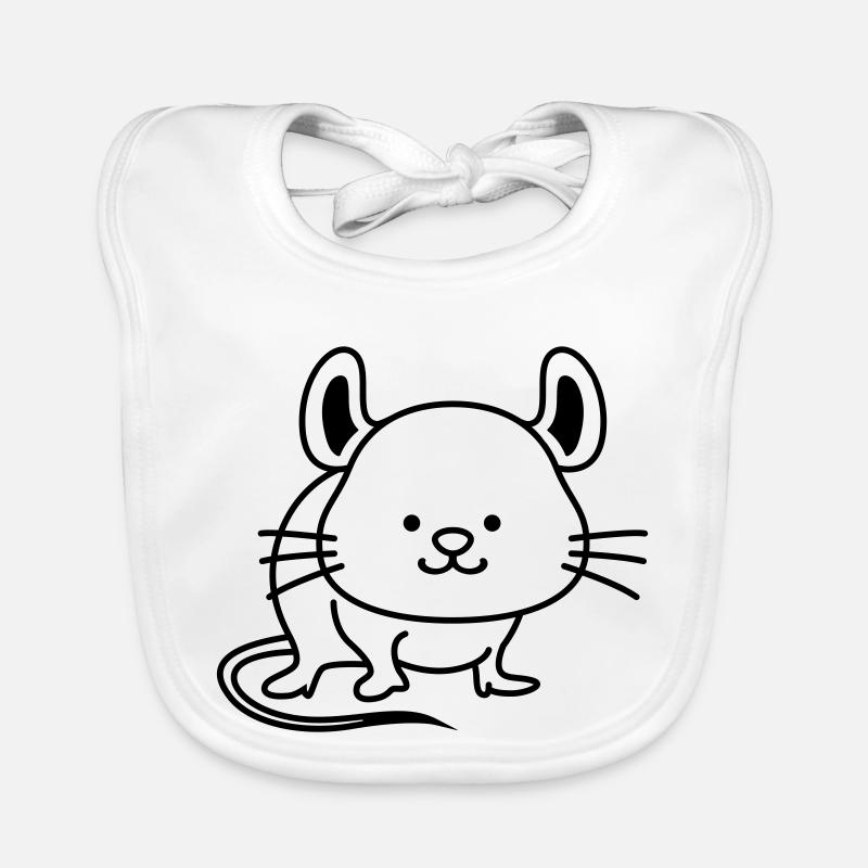 Souris Mignon Bavoir bio Bébé