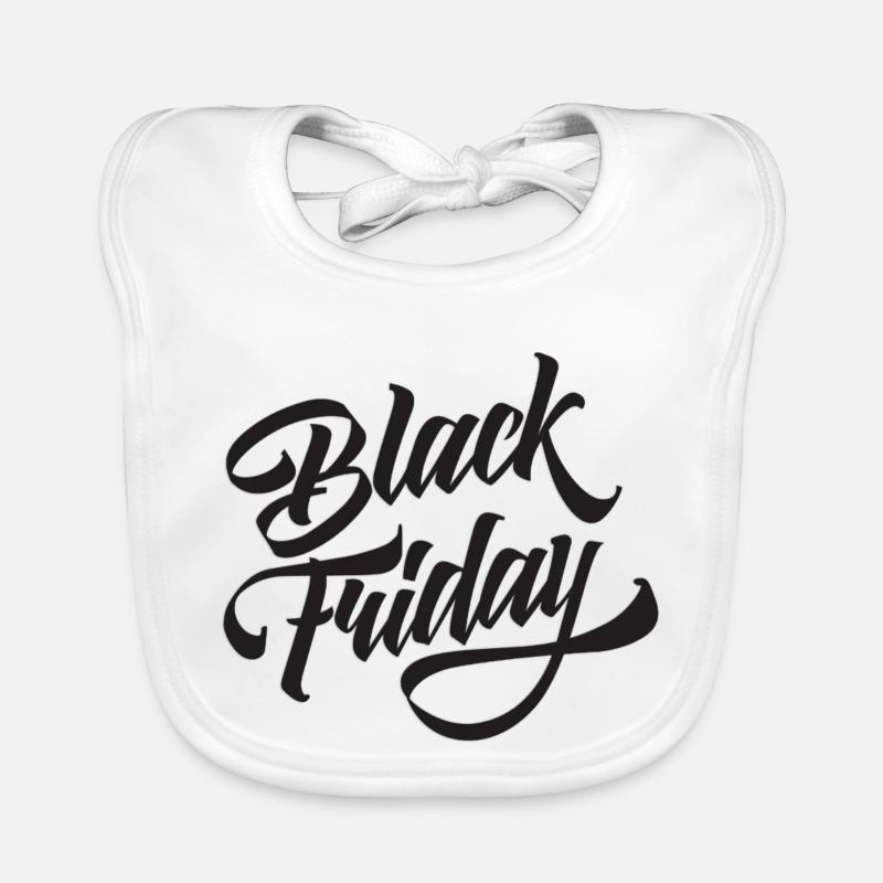 MADFOXX - Black Friday Edition - Baby Bio-Lätzchen - Weiß