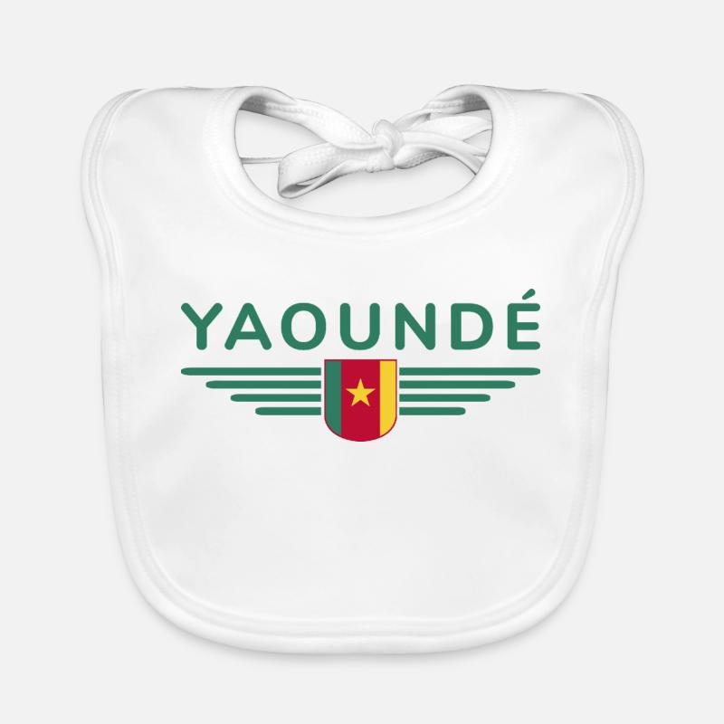 Yaoundé Design – Fier de la capitale du Cameroun Bavoir bio Bébé