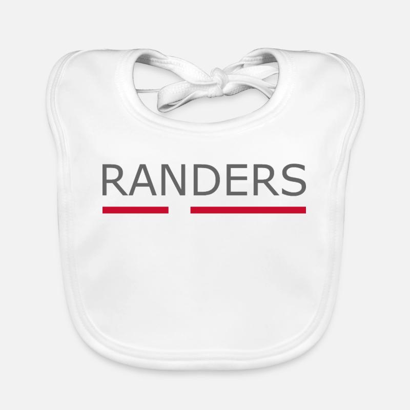 Randers - Drapeau du Danemark - Dänemark Bavoir bio Bébé