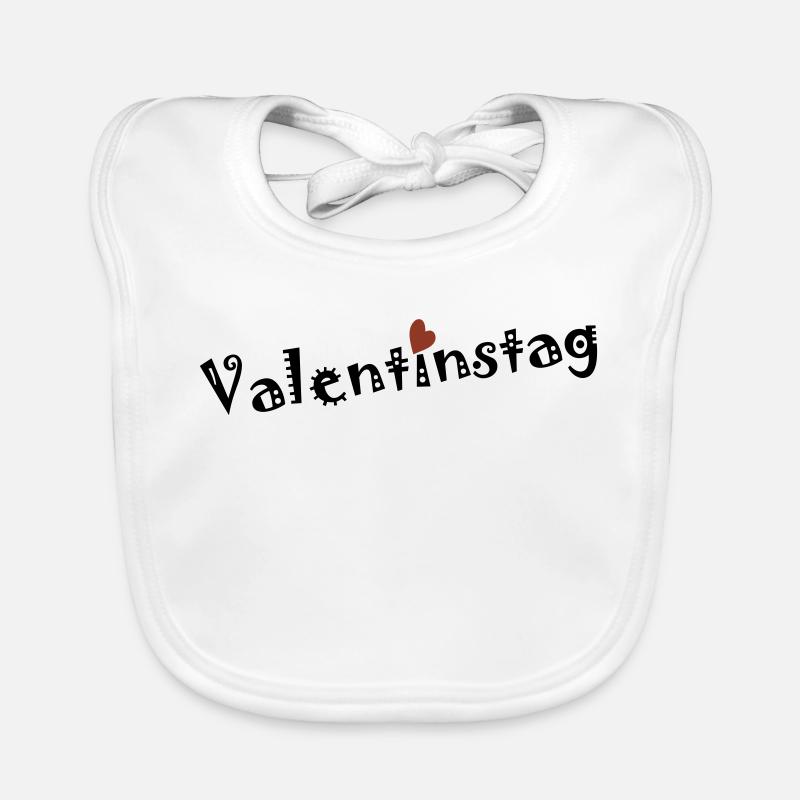 Valentinstag Baby Bio-Lätzchen