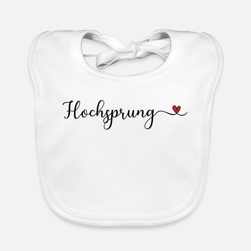 Hochsprung Baby Bio-Lätzchen