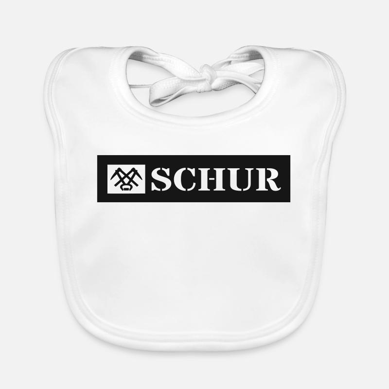 Schur oder Hallo im Siegerland, Farbe variabel! Baby Bio-Lätzchen