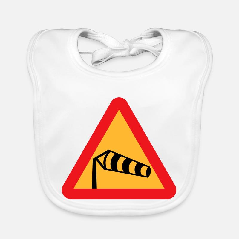 Wind-Socken-Symbol Baby Bio-Lätzchen