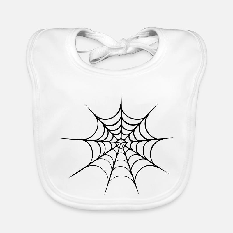 spider web halloween Baby Bio-Lätzchen