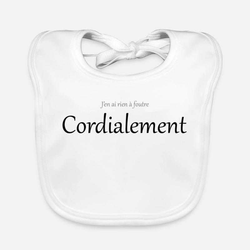 Cordialement Bavoir bio Bébé