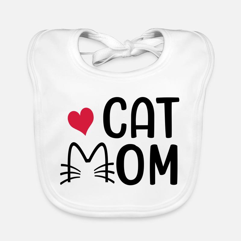 Cat mom Organic Baby Bibs