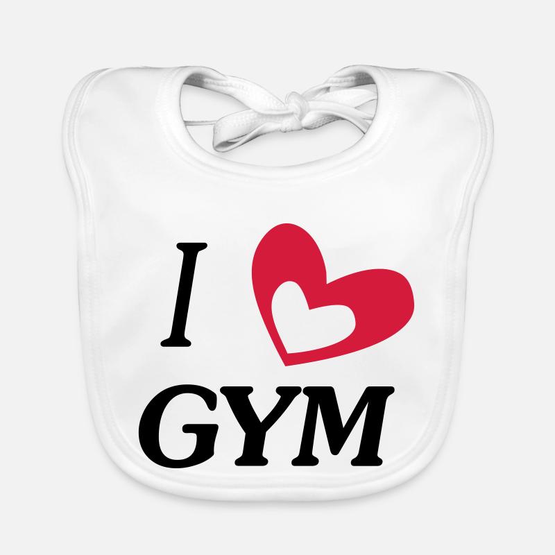 i love gym Baby Bio-Lätzchen