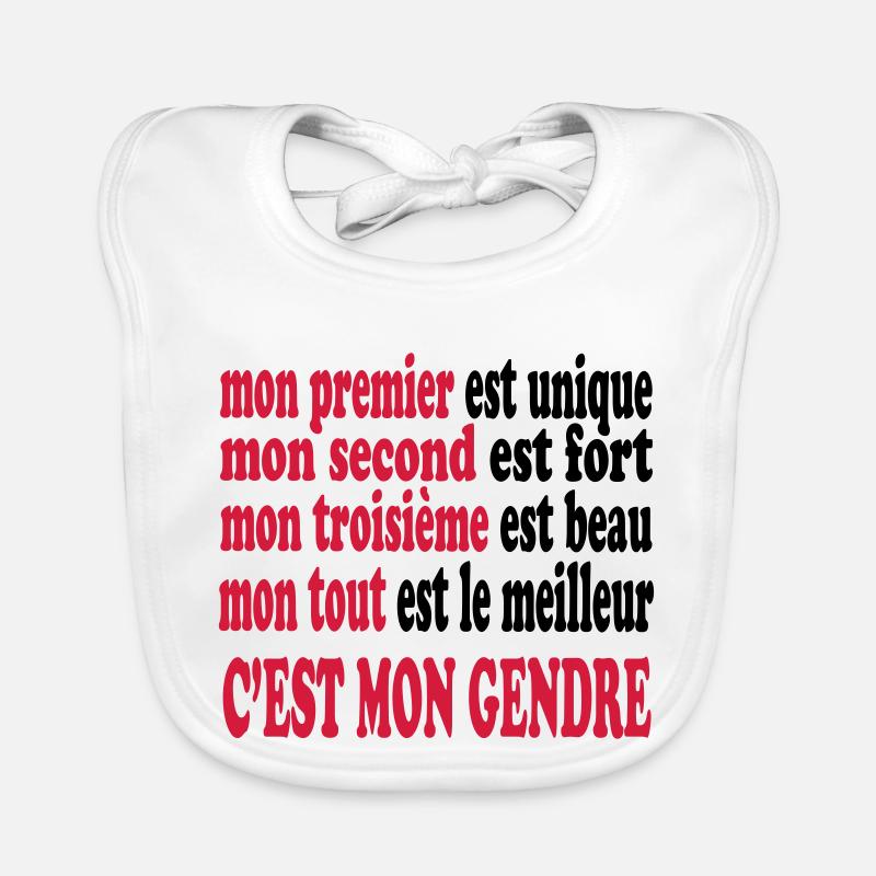 Mon gendre est beau Baby Bio-Lätzchen