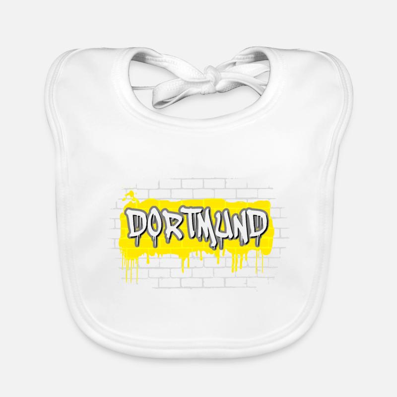 Dortmund - Bavoir bio Bébé - blanc