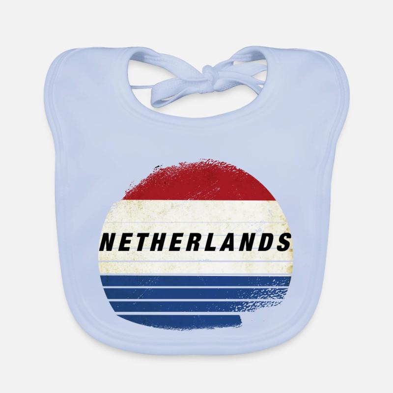 Hollande , Netherland Bavoir bio Bébé