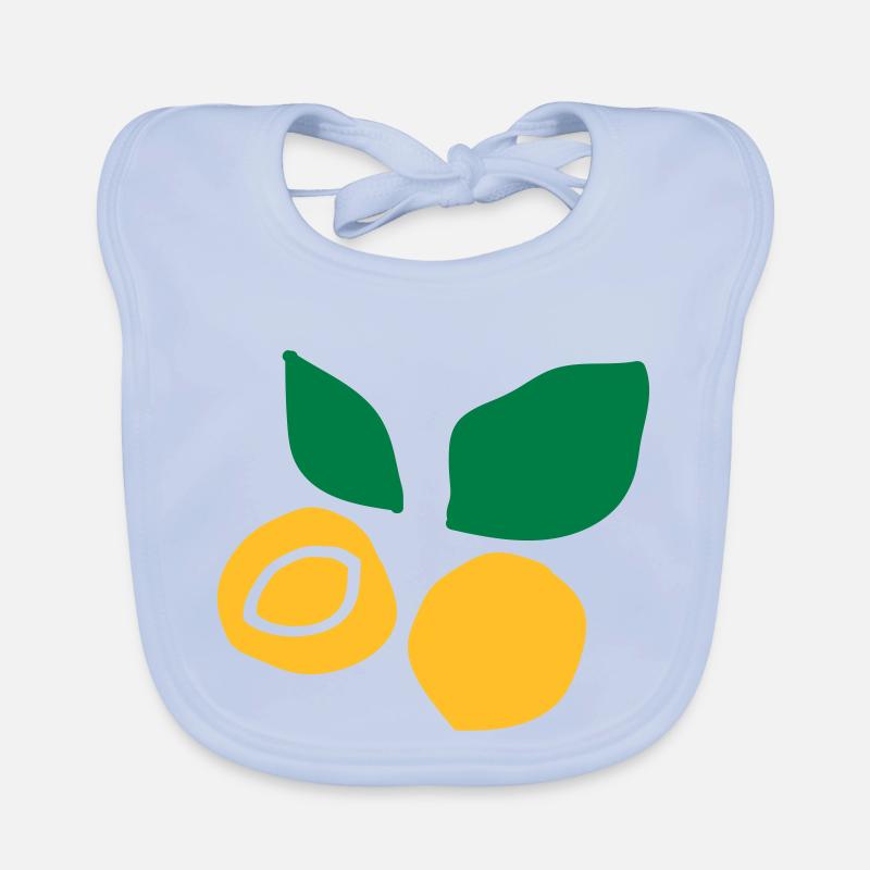 Apricot fruit c2 Organic Baby Bibs
