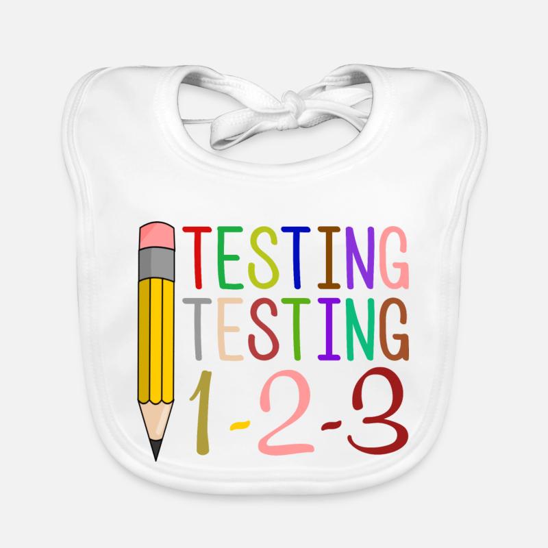 Testen, Testen, 1-2-3 Fun Gift Baby Bio-Lätzchen