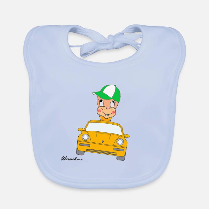 Würmeli de la voiture Bavoir bio Bébé