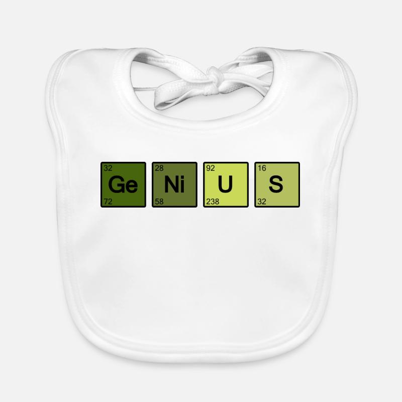 Genius Nerd Geek Organic Baby Bibs