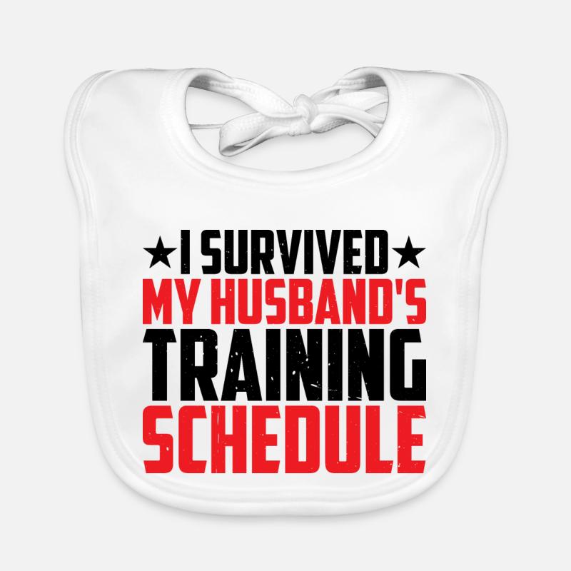 I Survived My Husband's Training Schedule 8 Baby Bio-Lätzchen