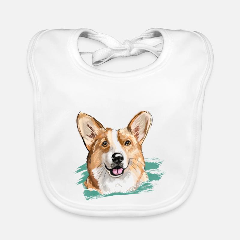 corgi Baby Bio-Lätzchen