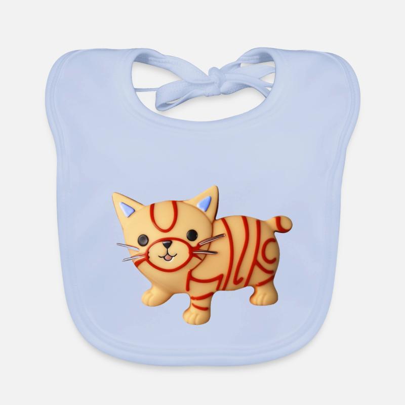 Liebe nette Katze Baby Bio-Lätzchen