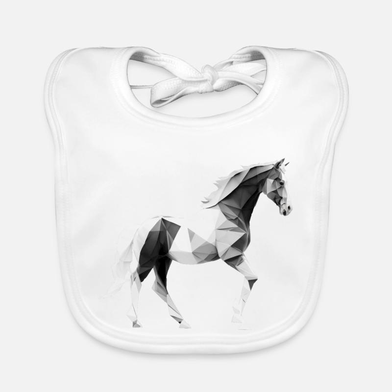 CHEVAL Bavoir bio Bébé