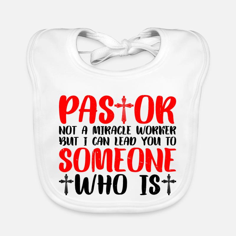 Pastor, Not A Miracle Worker 3 Baby Bio-Lätzchen