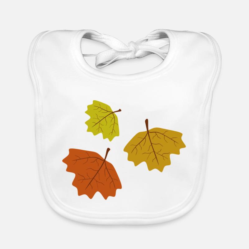 feuilles d’automne Bavoir bio Bébé