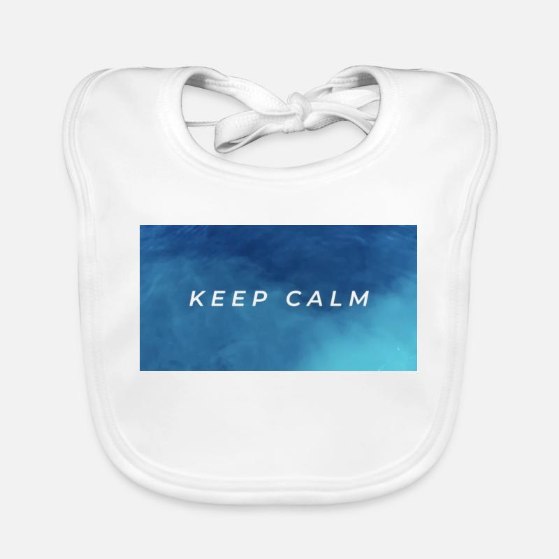 Keep calm Bavoir bio Bébé