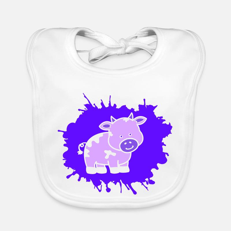 Blobs de vache Bavoir bio Bébé