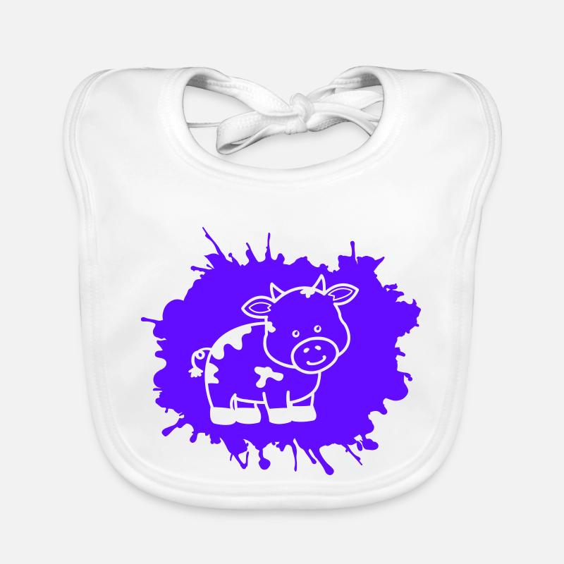 Blobs de vache Bavoir bio Bébé
