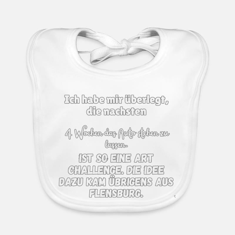 "4 wochen ohne Auto" Baby Bio-Lätzchen
