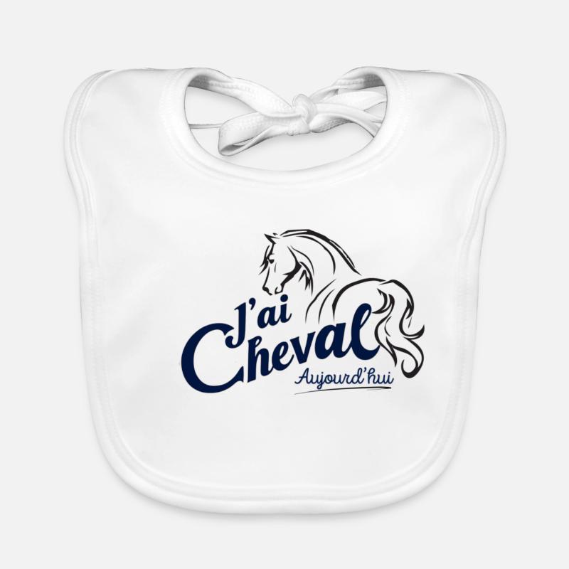 Cheval Bavoir bio Bébé