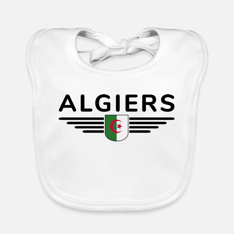 Alger Design – Capitale de l’Algérie Bavoir bio Bébé