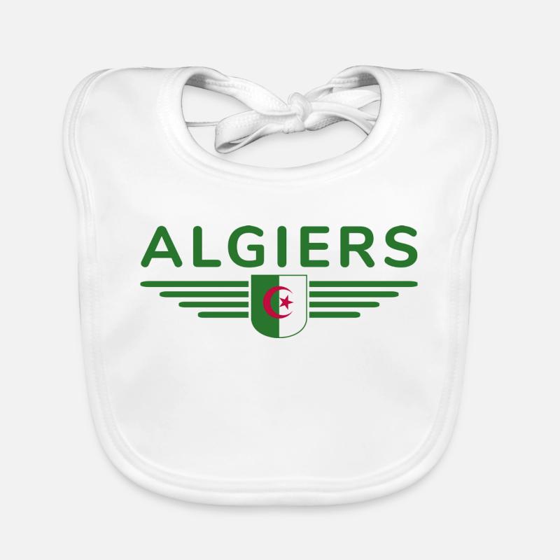 Alger Design – Capitale de l’Algérie Bavoir bio Bébé