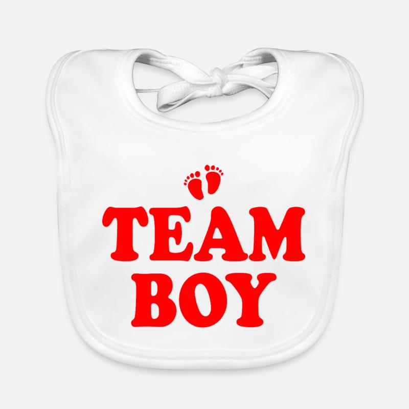 Team boy Bavoir bio Bébé