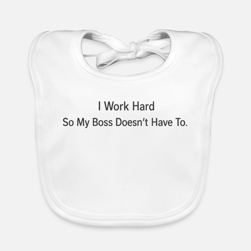 Keep Calm Work Hard and Stop the MIMIMI Gift Organic Baby Bibs