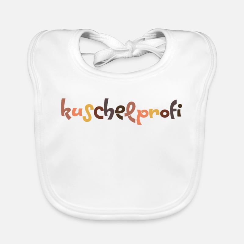 Kuschelprofi Essentials - Starter Edition - Baby Bio-Lätzchen - Weiß