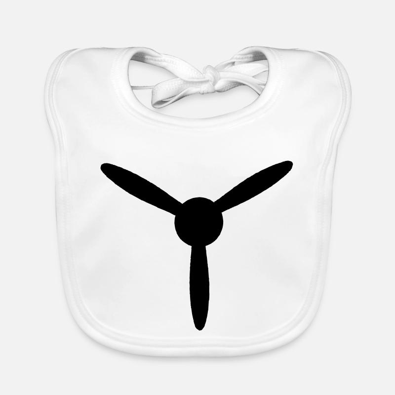 3 blade propeller 1 colour Organic Baby Bibs