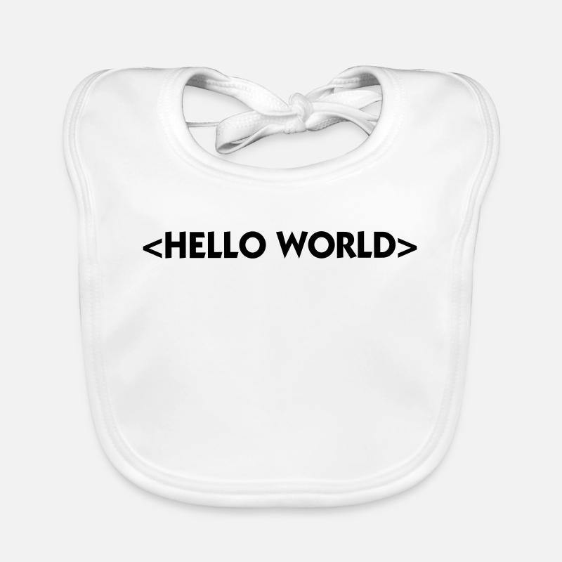 Bonjour Le Monde Bavoir bio Bébé