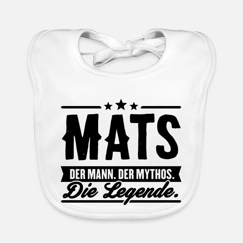 Mann Mythos Legende Mats Baby Bio-Lätzchen