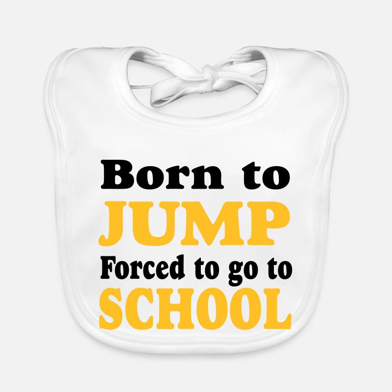 Long Jump - High Jump Organic Baby Bibs