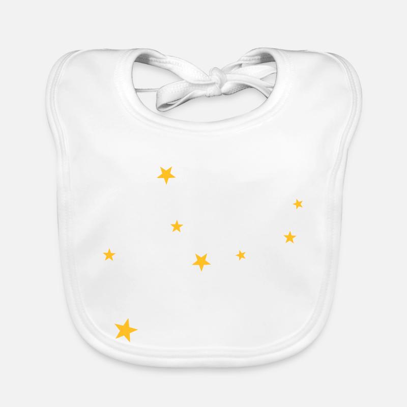 Virgo constellation Organic Baby Bibs
