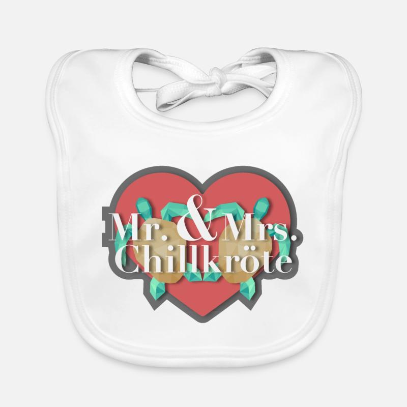 Mr. & Mrs. chill toad Organic Baby Bibs