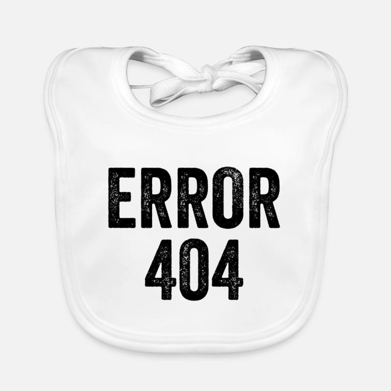 Error 404 Organic Baby Bibs
